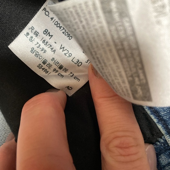 High rise skinny Levi’s - Picture 3 of 4